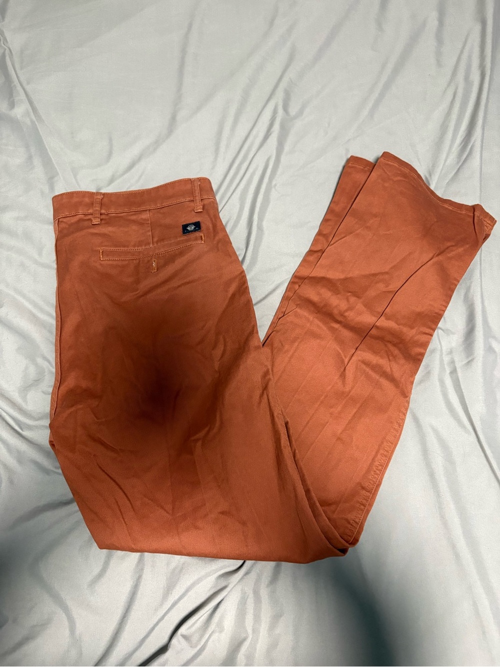 Dockers Men’s Rust Orange Work Chino Pants